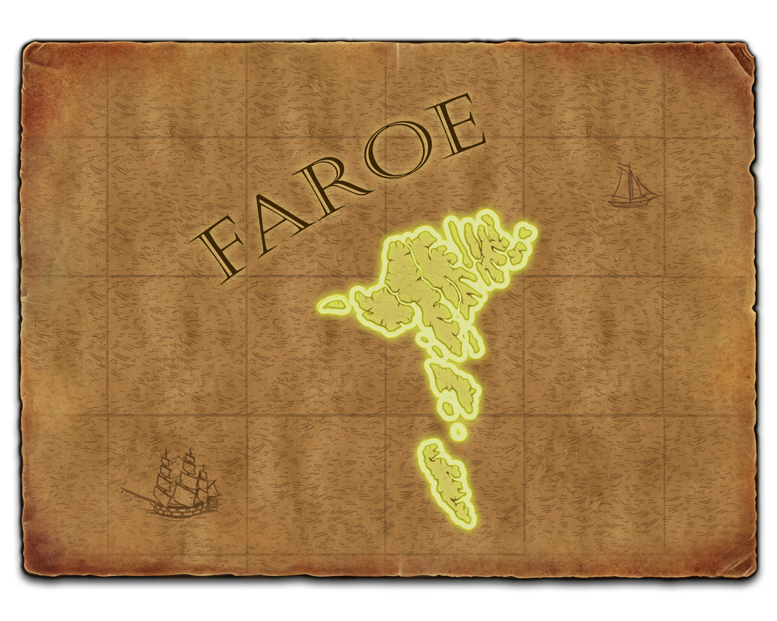 Färöer map background