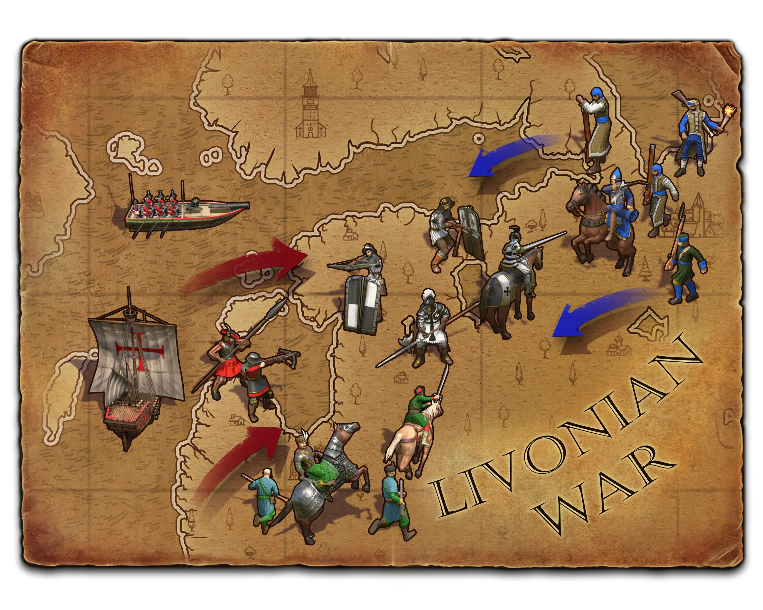 Guerra de Livonia map background