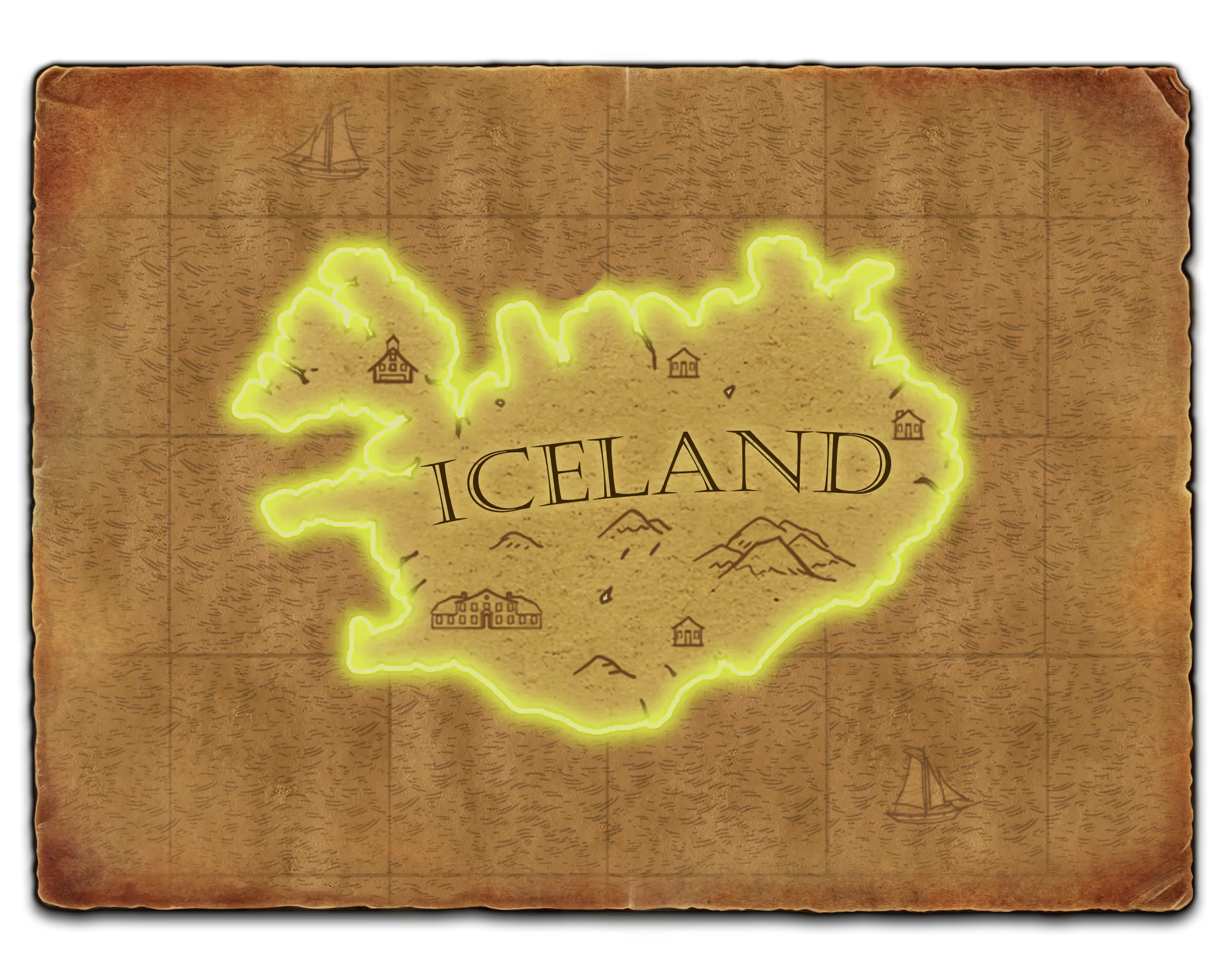Gr. Island map background