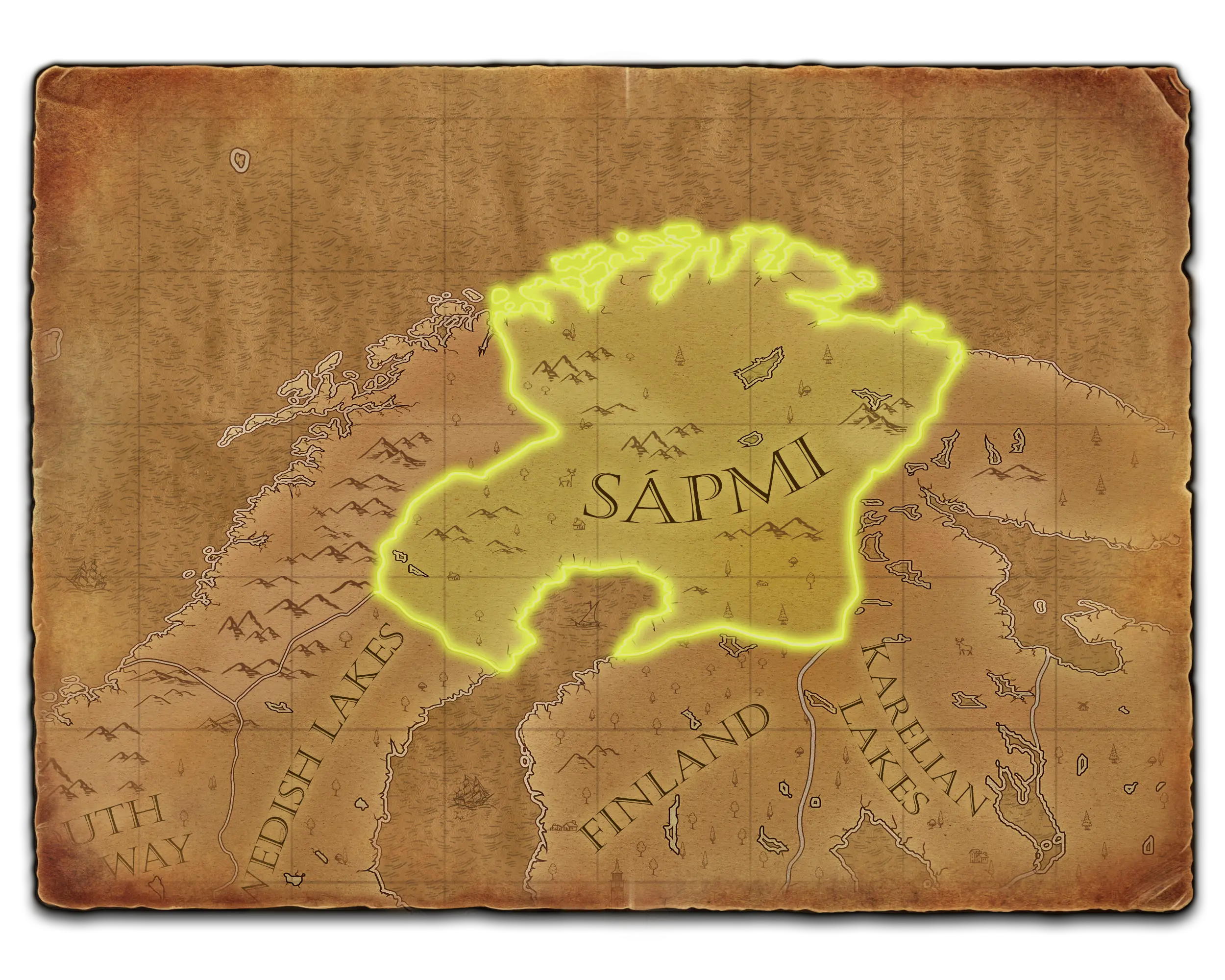サーミ (大) map background
