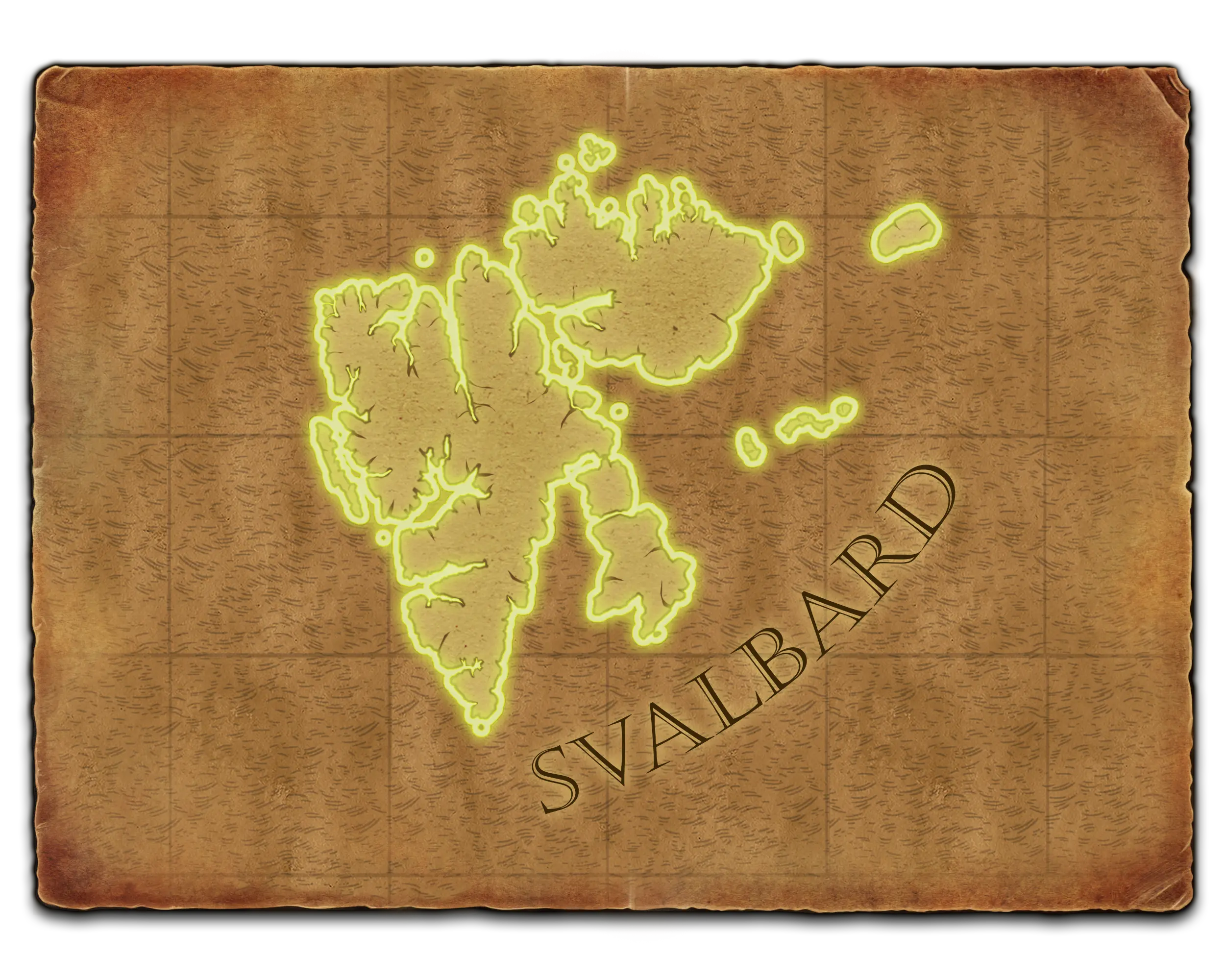 Spitzbergen map background